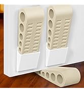 3 Pack Door Stops for Bottom of Door, Rubber Door Stopper Wedge with Holder, Door Holder to Keep ...