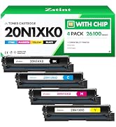 20N1XK0 20N1XC0 20N1XY0 20N1XM0 Toner Cartridge Setï¼?4-Pack with chipï¼?High Yield Replacement for L...