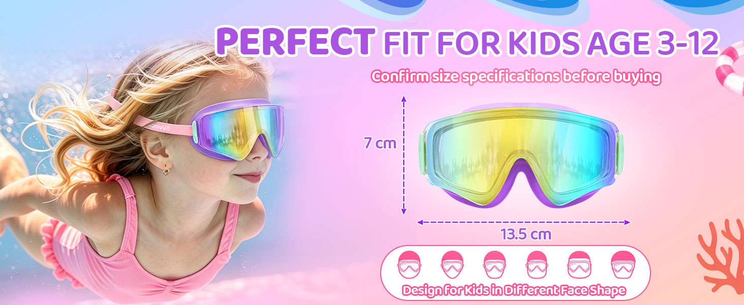 goggles for kids 3-12