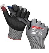 HAUTMEC ANSI A6 Cut Resistant Work Gloves, EN 388 4X42F Cutting Proof Gloves for Men, InnoFlex 13...