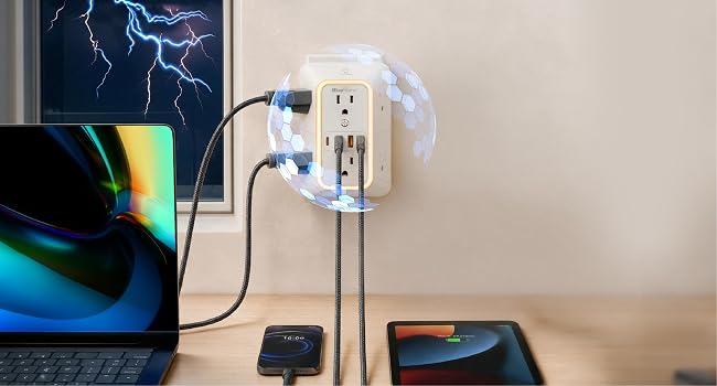 outlet extender wall extension outlet extender apartment essentials multi plug