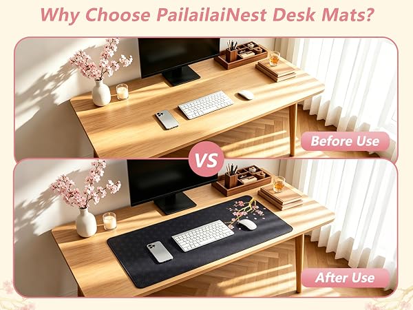 Cherry blossoms desk decorations for women office