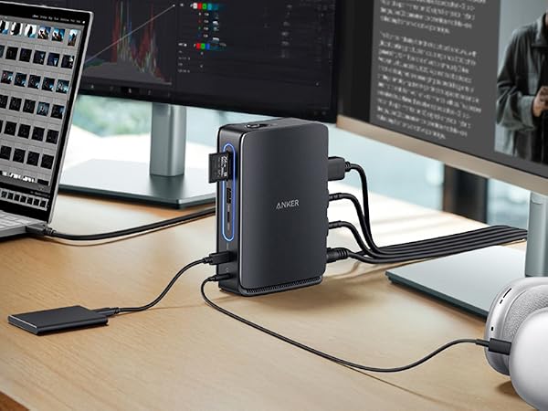 Anker 13-in-1 Docking Station with Detachable Hub