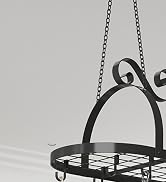 metal pot rack hanging