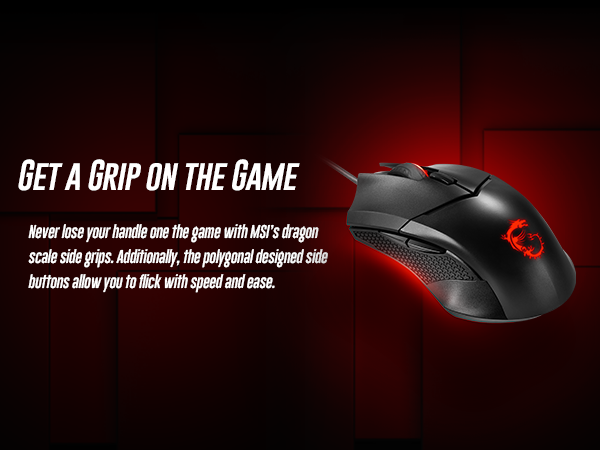 msi clutch gm08 gaming mouse