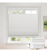 ZELUNA No Drill Cordless Blackout Cellular Shades Bottom Up Top Down Window Blinds with Thermal I...