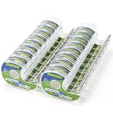 JEFURE 18 Packs Invisible Tapes with Refillable Dispensers, Transparent Tapes, 0.7" x 1000in,Tape...