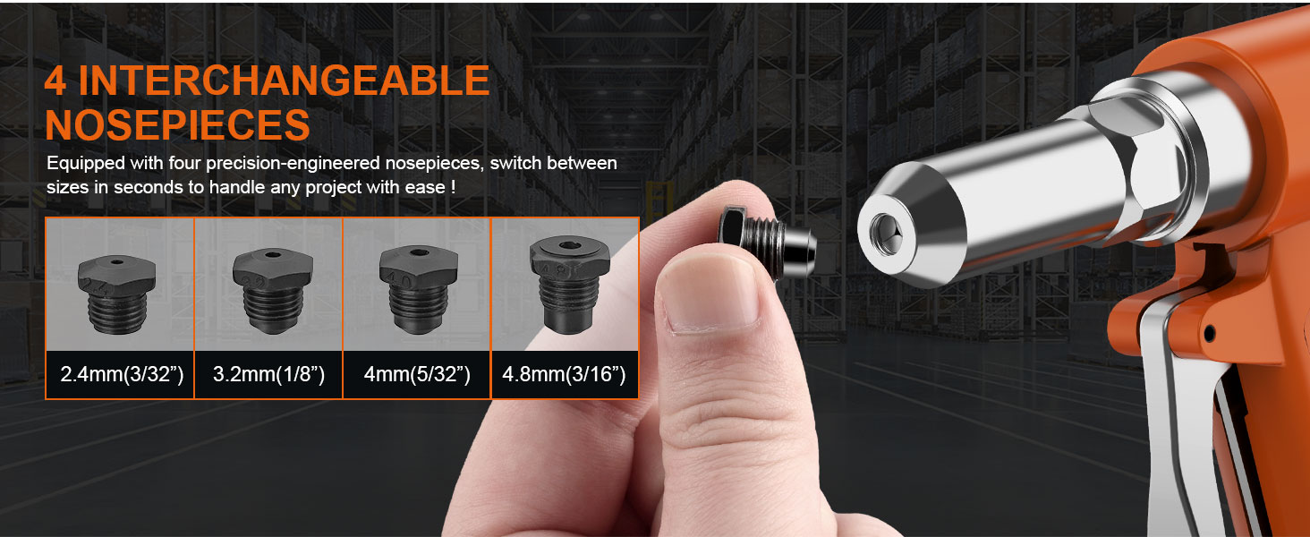 Pneumatic air rivet gun