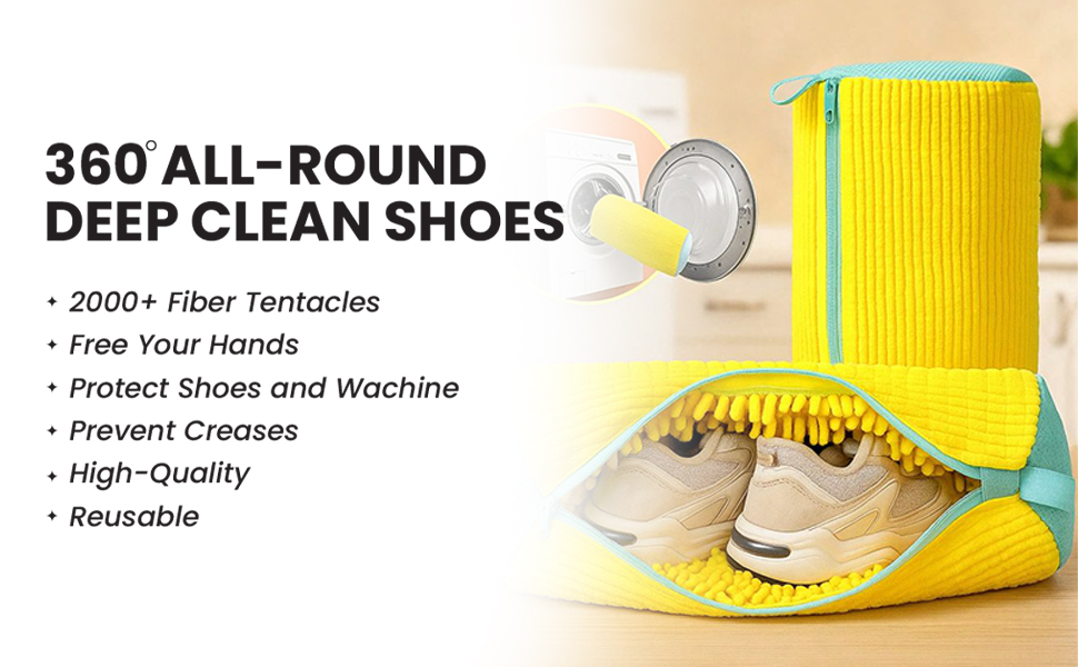 shoe wash bag