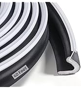 40 Feet Door Weather Stripping, Kerf Weather Stripping for Doors with Groove, Kerf Door Seal for ...