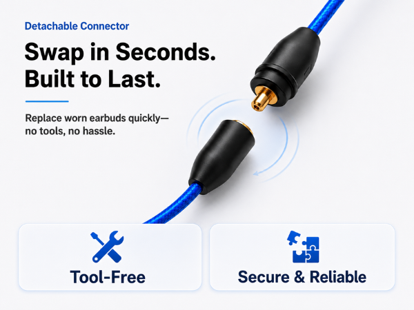 Detachable Connector of the HomeSpot Neckband