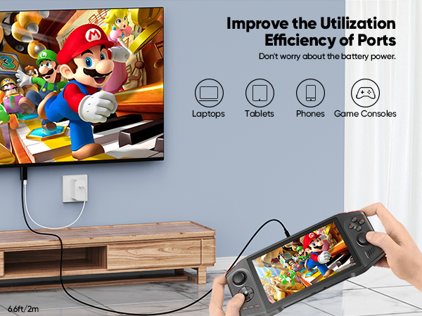 usb c to hdmi with charging port