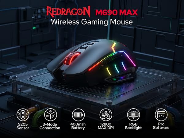 m690 max gaming mouse