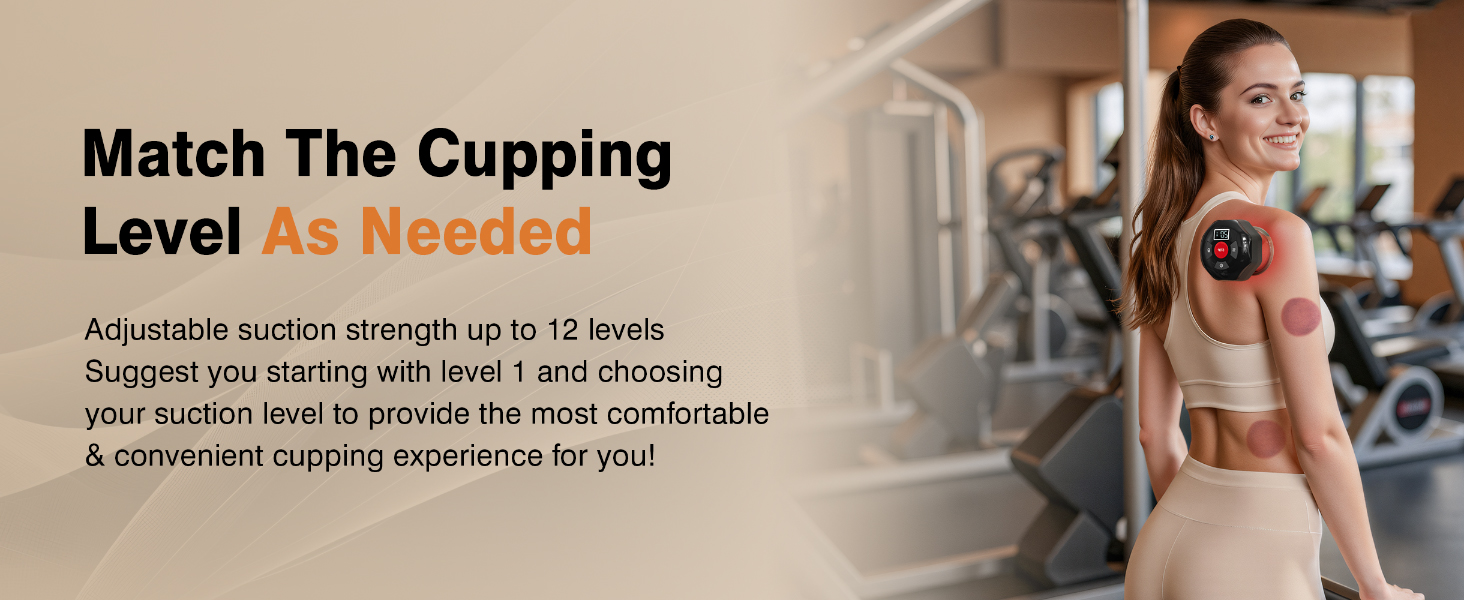 cotsoco Original 5-in-1 Cupping Kit for Massage Therapy, 20 Suction & 12 Heat for Relaxation
