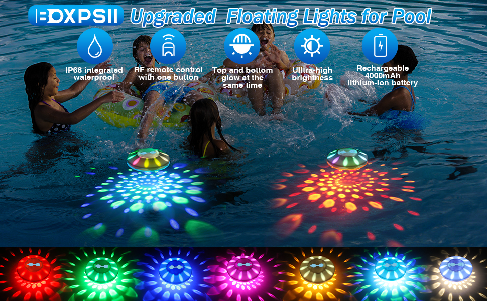floating pool lights