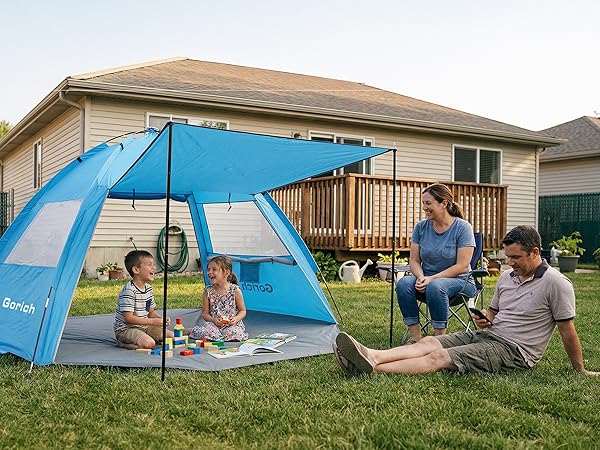 beach shade tent for family