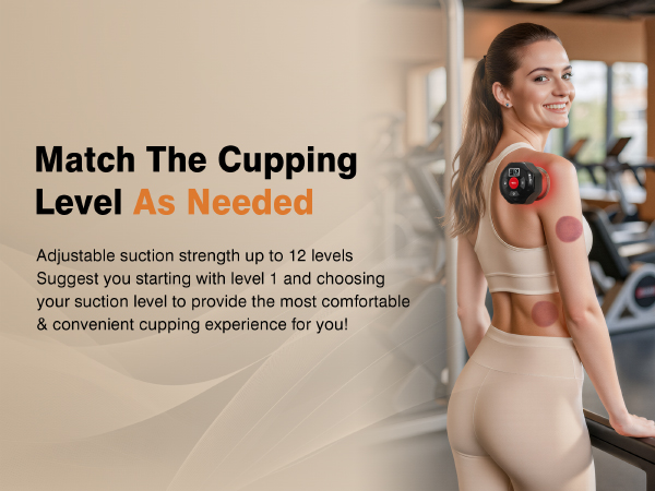 cotsoco Original 5-in-1 Cupping Kit for Massage Therapy, 20 Suction & 12 Heat for Relaxation
