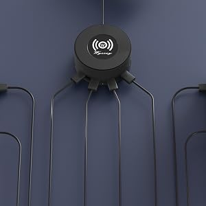6-Port USB Charger Desktop Charging Station