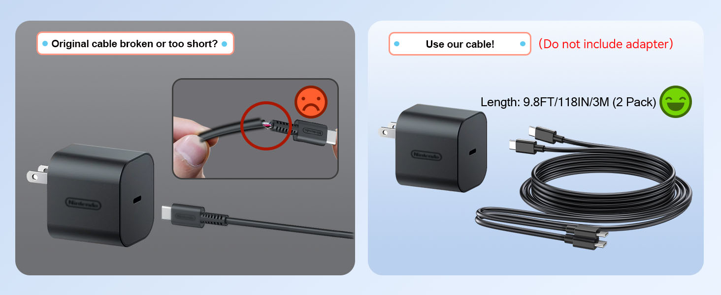 nitendo switch 2 charging cable