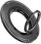 EWA MagOne Ultra (Ring Edition) Phone Grip Stand with Replaceable Metal Finger Ring, Removable Ma...
