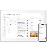 Moonka 10.1" Wall Planner Digital Calendar & Chore Chart, Smart Full HD Touchscreen Interactive D...