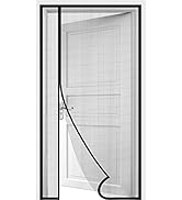 HOMWMPA Side Opening Magnetic Screen Door, Fit Door Size 32 x 80 Inch, Reversible Left and Right ...