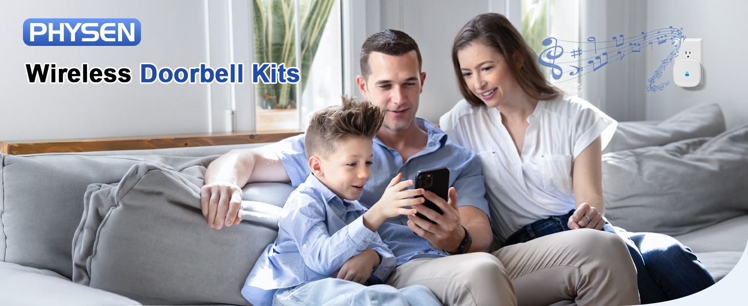 Wireless doorbell kits for home classroom