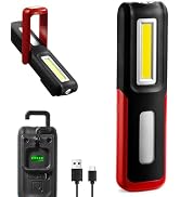 SHINROW Rechargeable LED Work Light with Magnetic Base Portable Task Inspection Trouble Lights La...