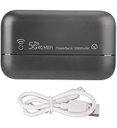 4G Network Router with SIM Card Slot, 10000mAh Battery Portable Router Power Bank, Unlocked 5G Ho...