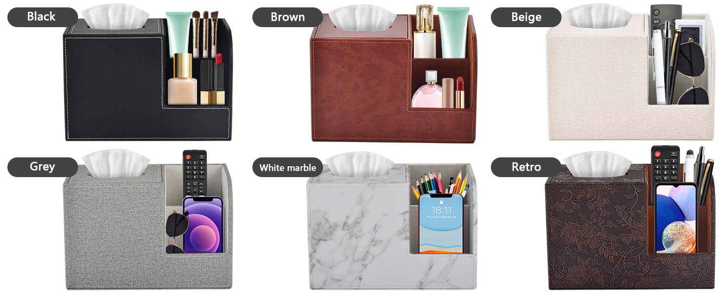 XNONE PU Leather Tissue Box Cover