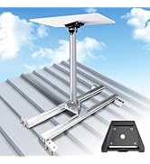Adjustable Starlink Gen 3 Roof Mount, Ybervont Stainless Steel Starlink Mounting Kit Gen 3 for St...