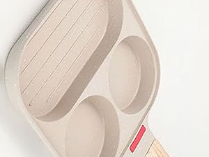 mini omlet pan with lid omelette makers square skillet pan cover non stick small dish pans cooking