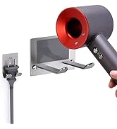 FLE Hair Dryer Holder Wall Mounted Self Adhesive, SUS 304 Stainless Steel Hair Blow Dryer Rack Or...