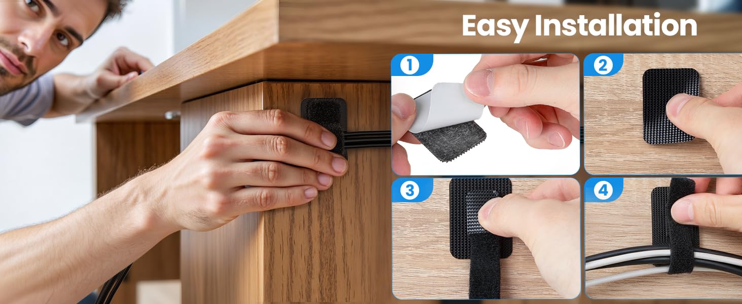 wire management under desk