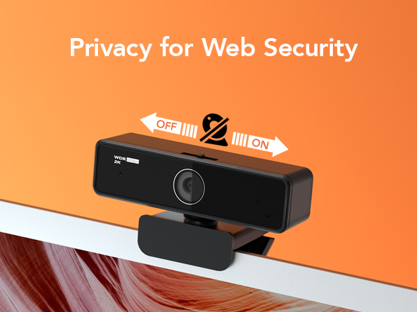 V11 2K Webcam for PC, 1080P 60FPS FHD Web Camera with Microphone&Privacy Cover, USB Plug&Play