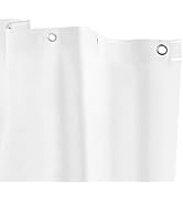 Kenney MB61161 Microban Protected Medium Weight 4.8 Gauge Waterproof PEVA Shower Curtain Liner wi...