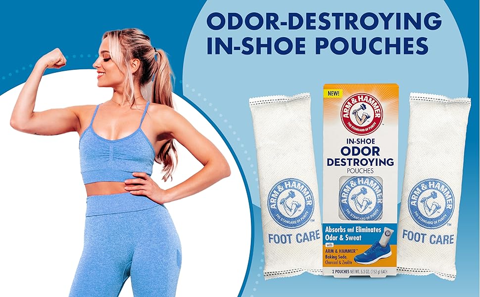 In-Shoe Odor Destroying Pouches