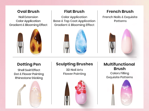 Beetles Nail Art Brushes