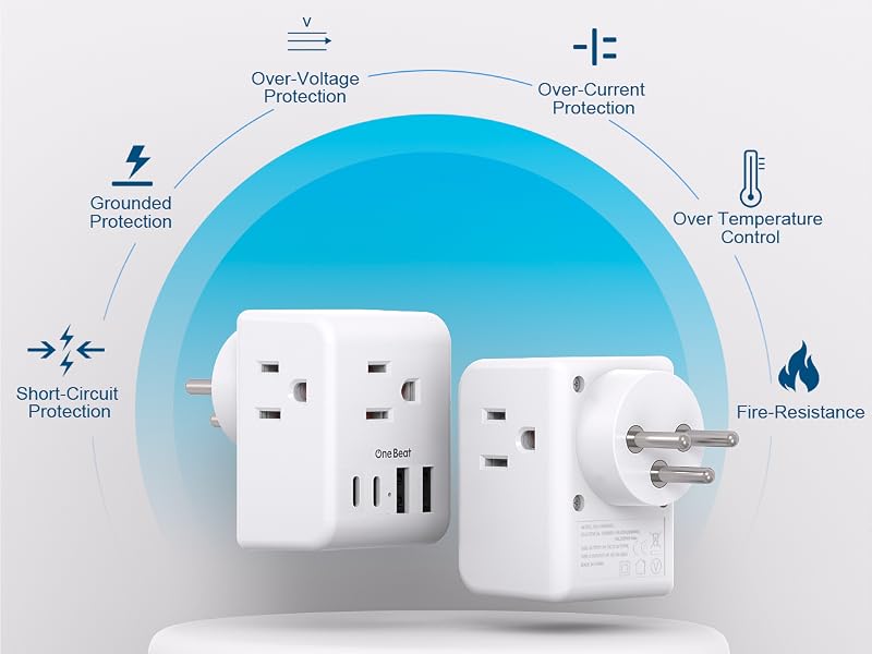 safe travel adapter