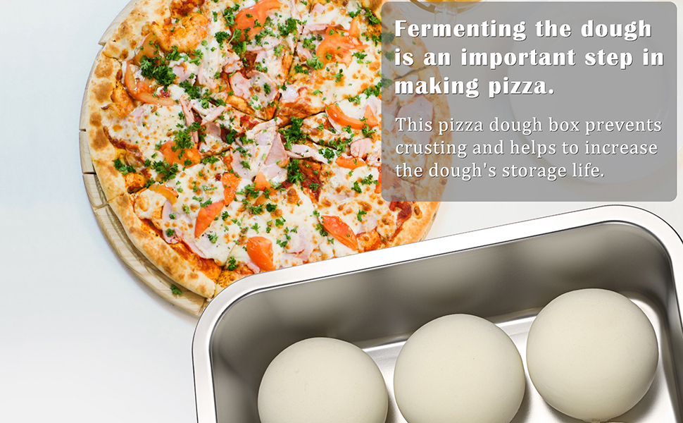 proofing container pizza dough container