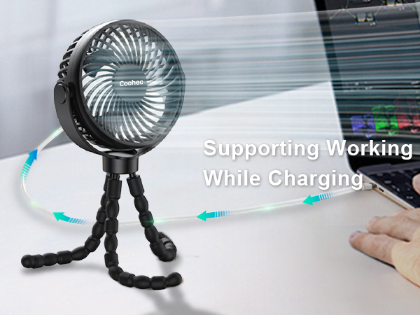 rechargeable battery operated fan