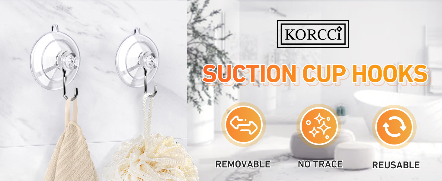 KORCCI suction cup hooks