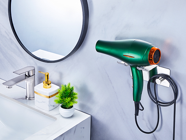 hair dryer holder wall mounted hairdryer holder for bathroom