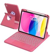 ZYNTHRALIX for iPad 11th (A16)/10th Gen Case Keyboard, Portrait/Tablet Mode | Detachable Magnetic...