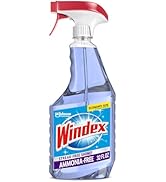 Windex Glass and Window Cleaner Spray Bottle, Ammonia Free, Bottle Made from 100% Recovered Coast...
