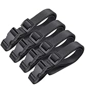 Vigorport Utility Straps with Quick Release Buckle, Nylon Backpack Accessory Sleeping Bag Strap, ...