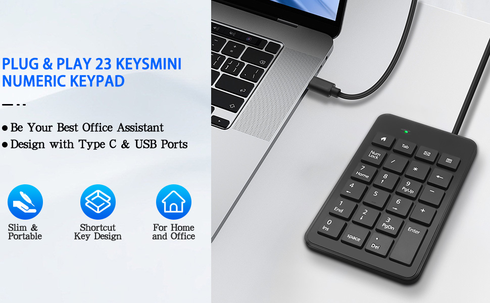 USB Type-C Number Pad