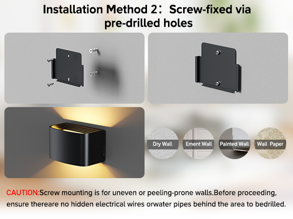 Motion Sensor Wall Light with Remote Control