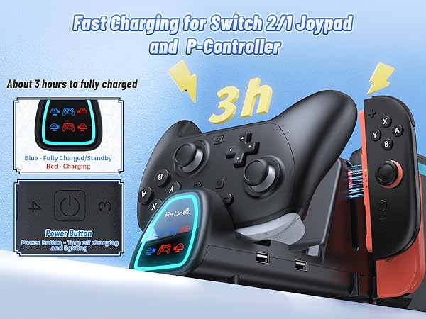 nintendo switch 2 controller charging dock
