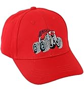 Embroidered Fire Truck Baseball Caps for Toddler Boys Girls Funny Cotton Hat Adjustable Dad Summe...